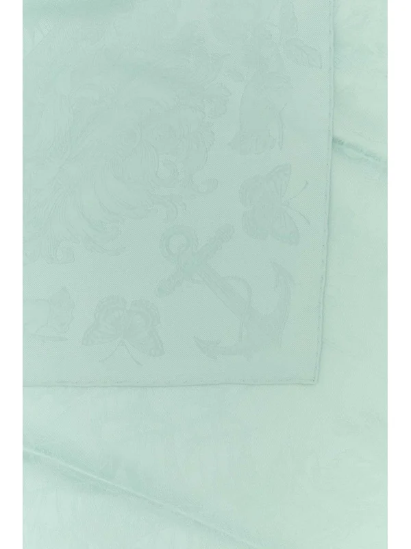 Alexander Mcqueen Blue silk Mufflers - Image 2