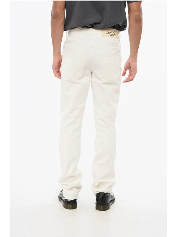 Gucci White Denim Pants - Image 2