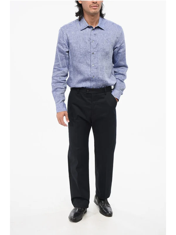 Alexander Mcqueen Navy Trousers - Image 4