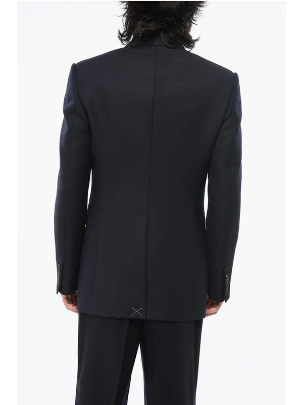 Alexander Mcqueen Navy Tailored Jackets - Image 2