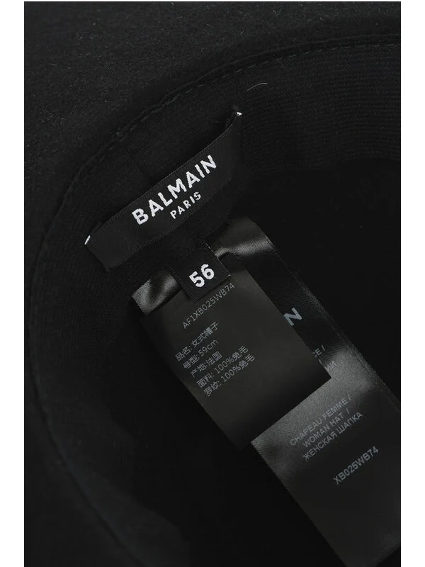Balmain Black Fedora - Image 4