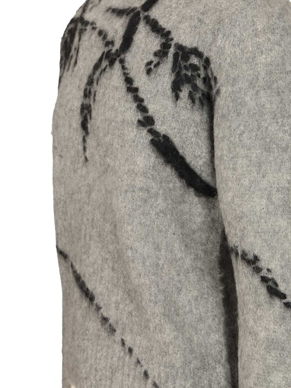Dries Van Noten Grey Knitted - Image 4