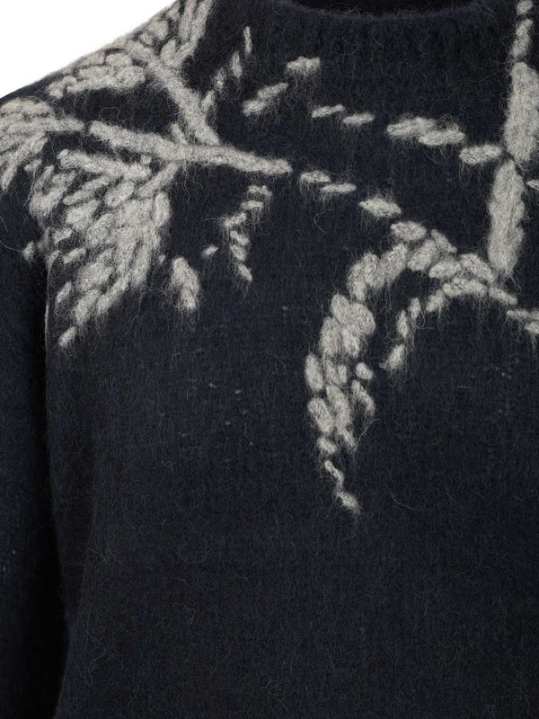 Dries Van Noten Blue Knitted - Image 3