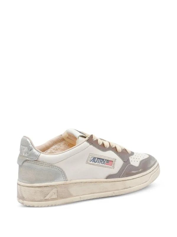 Autry White Low Top Sneakers - Image 3