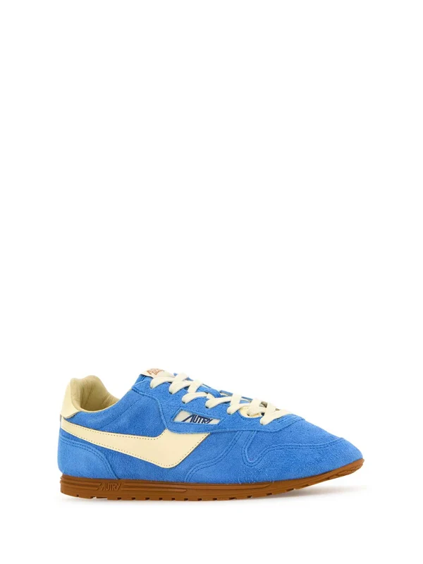 Autry Blue Low Top Sneakers - Image 2