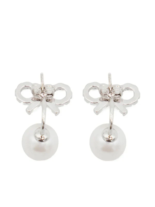 Self-Portrait Silver Earrings - Image 2