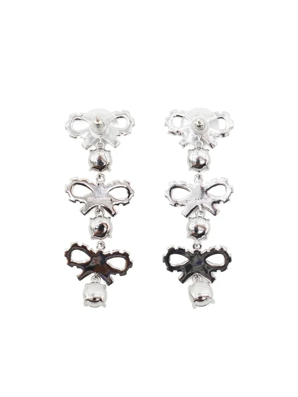 Self-Portrait Silver Earrings - Image 2