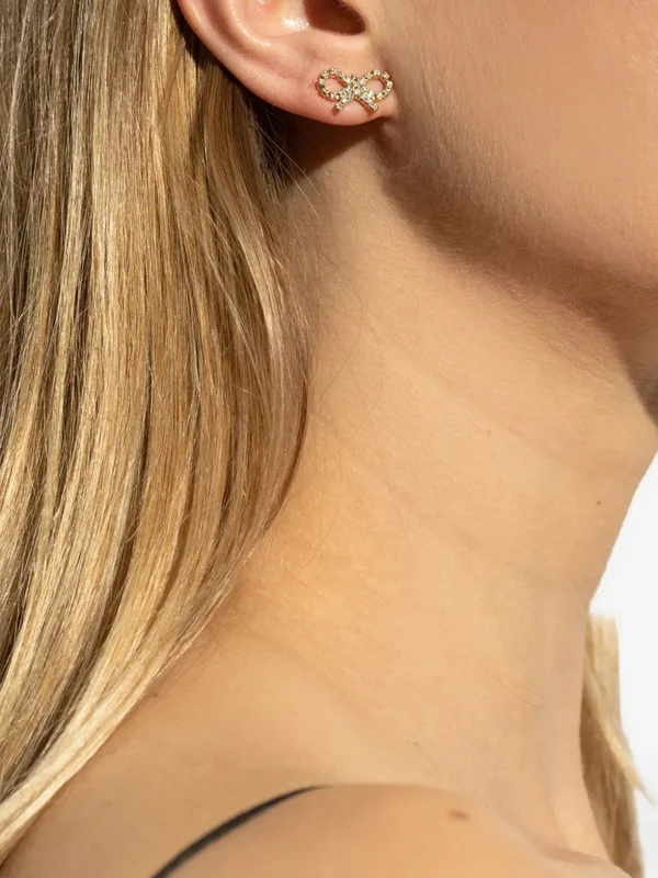 Self-Portrait Gold Earrings - Image 2