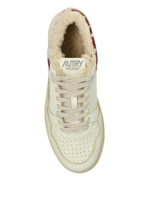 Autry White Low Top Sneakers - Image 3