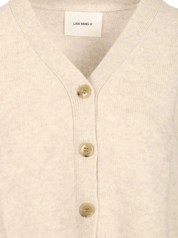 Lisa Yang Beige Cardigans - Image 3