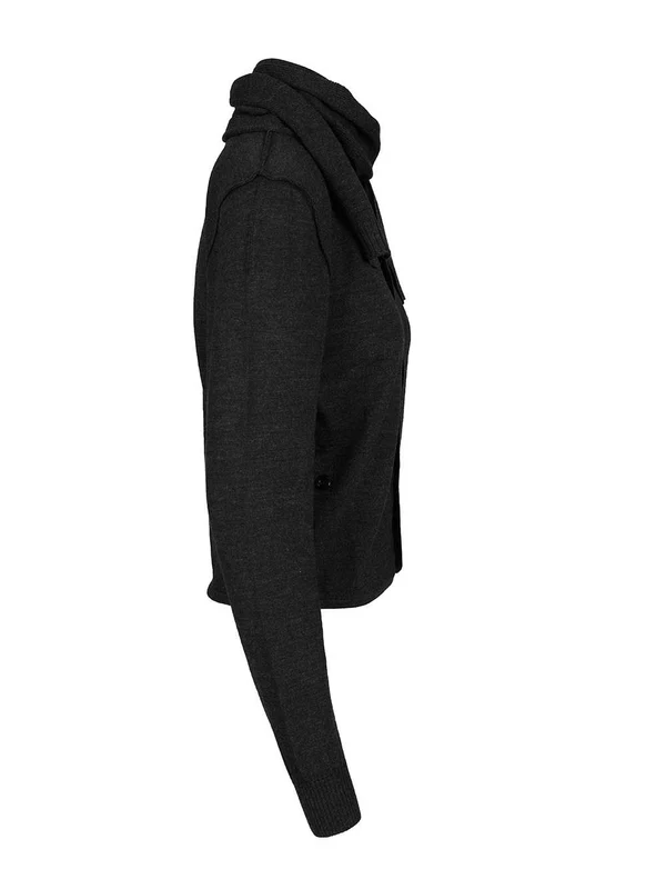 Lemaire Scarf Twisted Grey Cardigan - Image 3