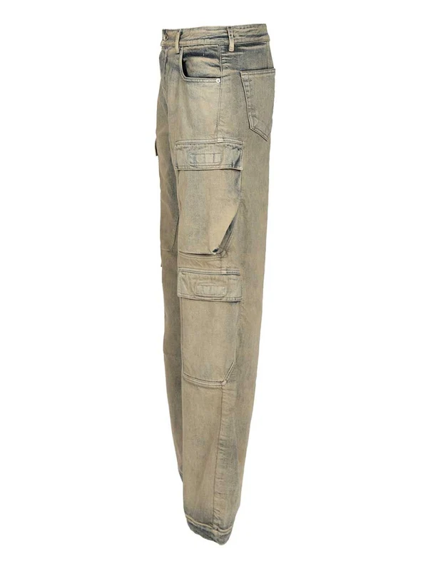 Rick Owens Drkshdw Blue Denim Pants - Image 3