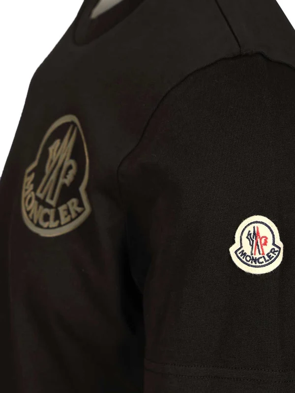 Moncler Black Half Sleeve - Image 3