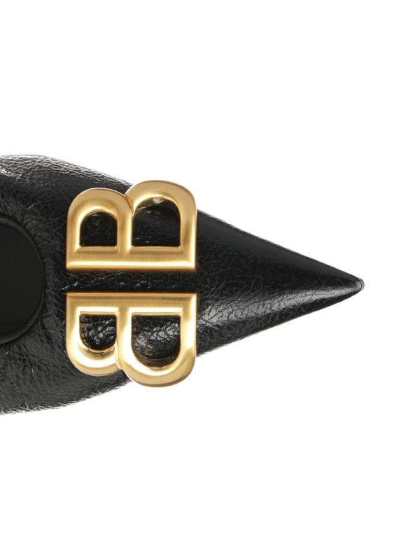 Balenciaga Black Slingback Heels - Image 4
