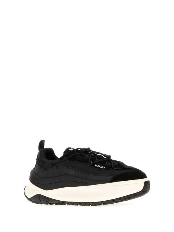 Moon Boot Black Low Top Sneakers - Image 2
