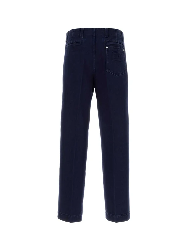 Gucci Navy Trousers - Image 2