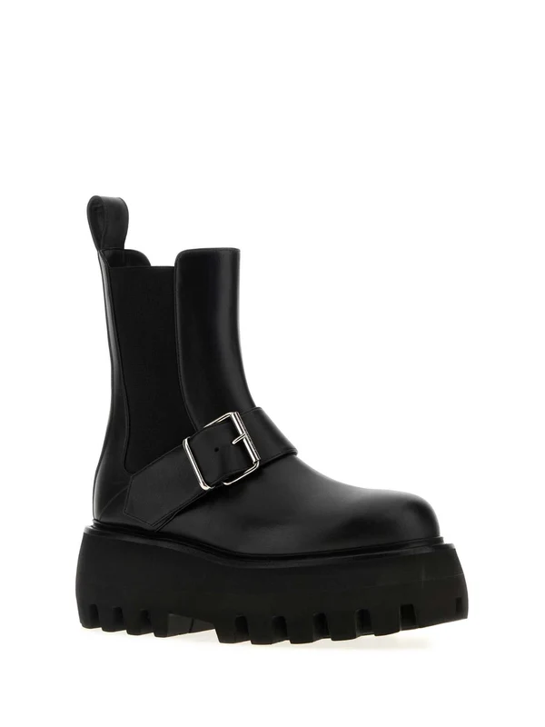 Alexander Mcqueen Black Chelsea Boots - Image 2
