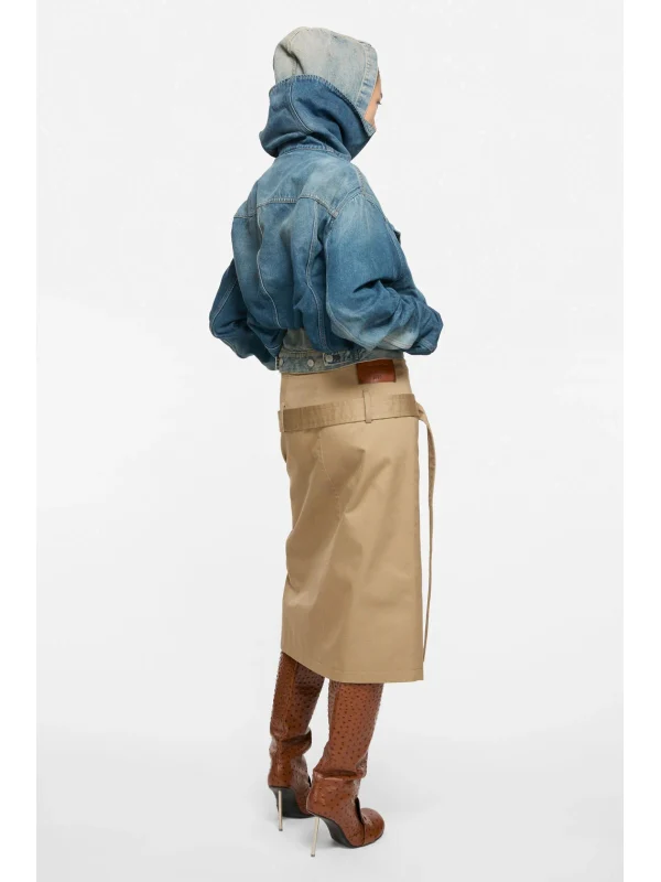 Acne Studios Crinkled Blue Denim Jacket - Image 3