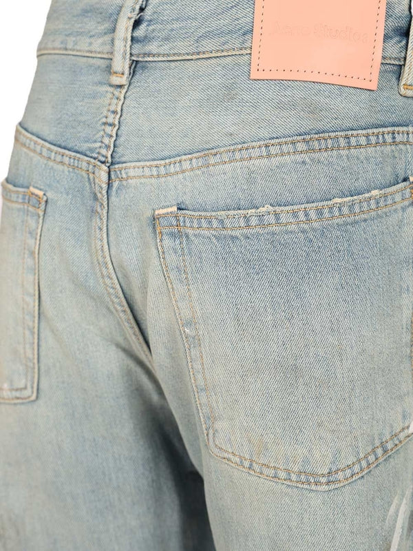 Acne Studios 2021F Blue Denim Pants - Image 4