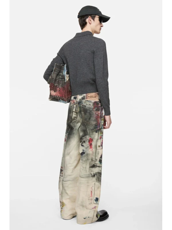 Acne Studios Yak Wool Polo Sweater - Image 3