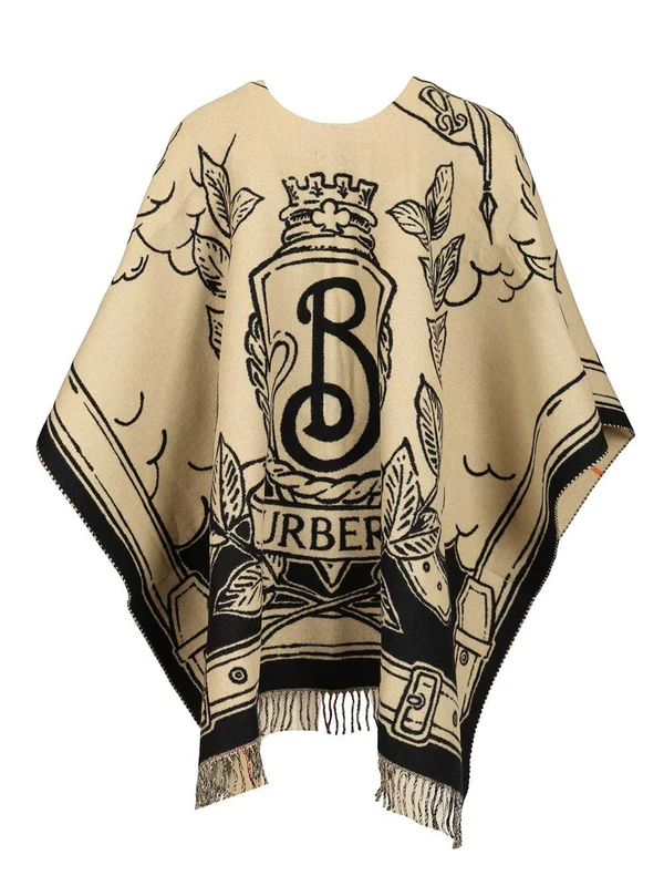 Burberry Beige Wool Mufflers - Image 2