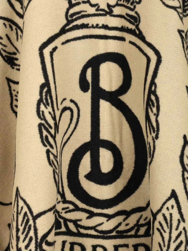 Burberry Beige Wool Mufflers - Image 6