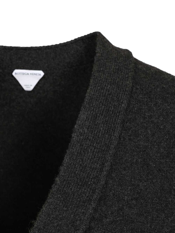Bottega Veneta Grey Cardigans - Image 3