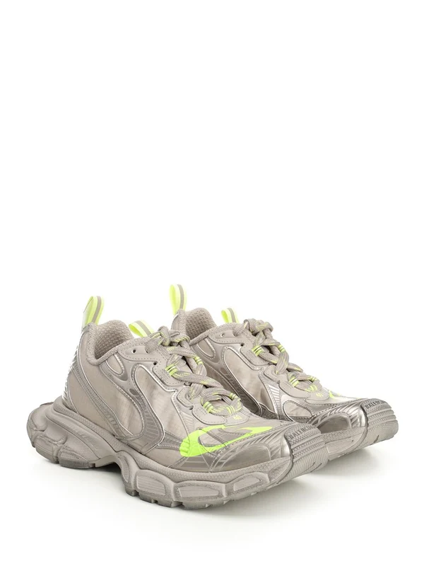 Balenciaga Grey Low Top Sneakers - Image 2