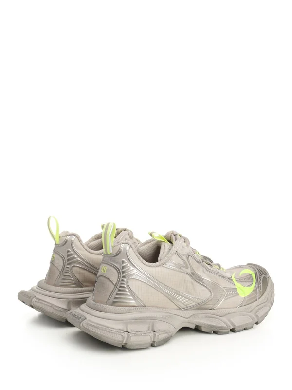 Balenciaga Grey Low Top Sneakers - Image 3