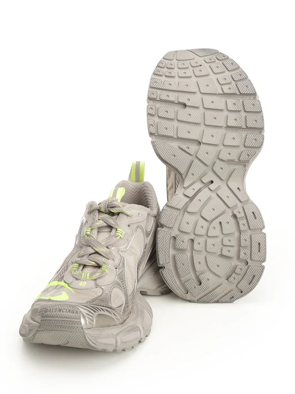 Balenciaga Grey Low Top Sneakers - Image 5