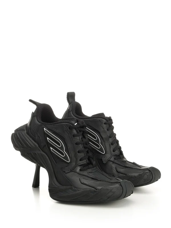 Balenciaga Black Low Top Sneakers - Image 2