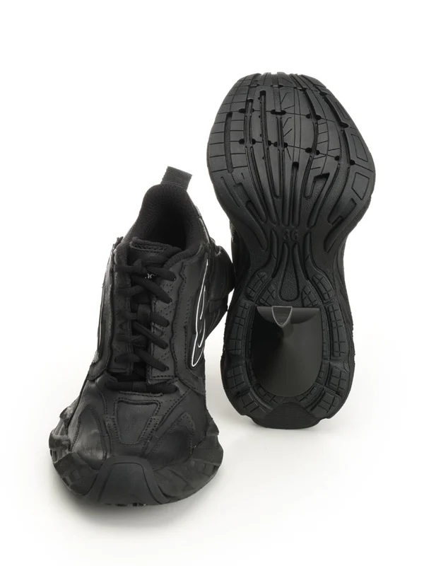 Balenciaga Black Low Top Sneakers - Image 5