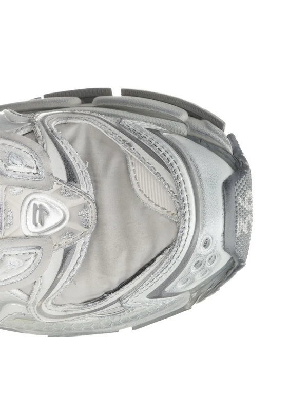 Balenciaga Grey Low Top Sneakers - Image 4