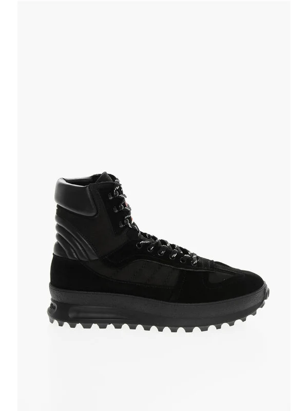 Maison Margiela Black Lace-Up Boots - Image 3