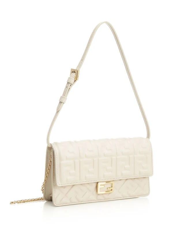Fendi Baguette Woc Ivory Crossbody & Shoulder Bags - Image 2