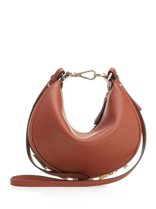 Fendi Fendigraphy Mini Brown Tote Bags - Image 3