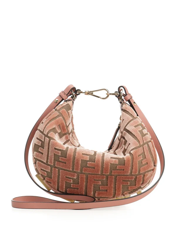 Fendi Fendigraphy Mini Pink Tote Bags - Image 3