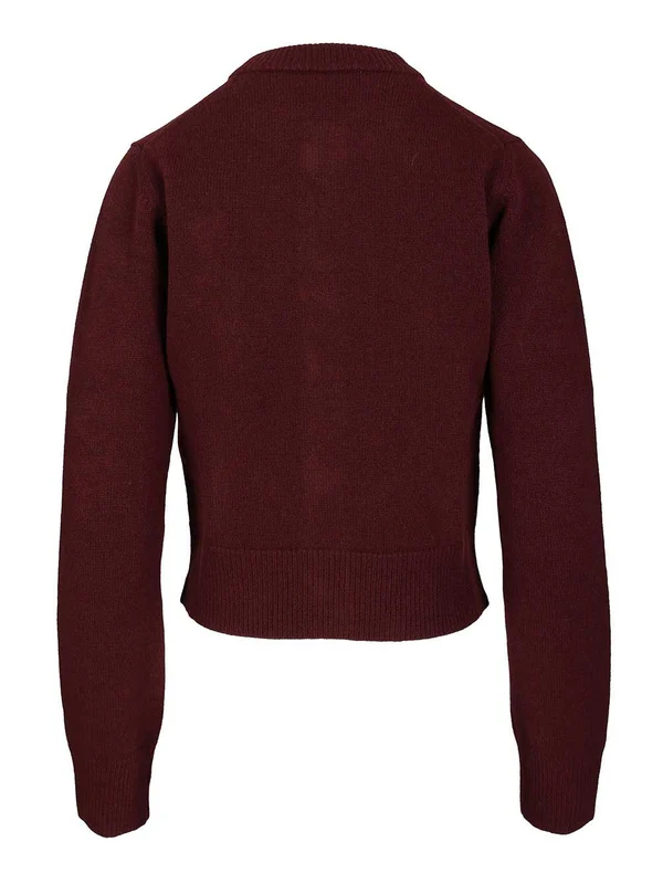 Ami Burgundy Cardigans - Image 2