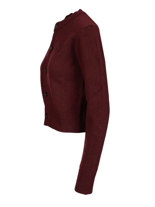 Ami Burgundy Cardigans - Image 3
