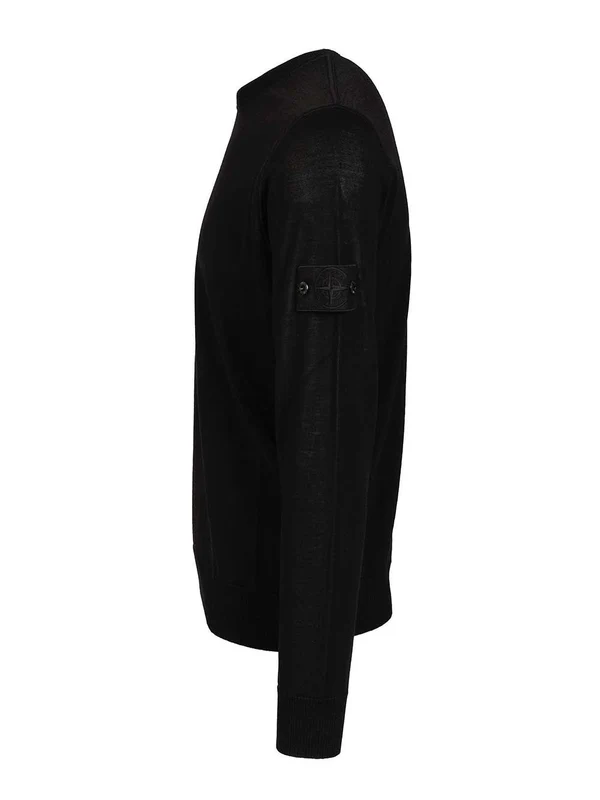 Stone Island Black Knitted - Image 3