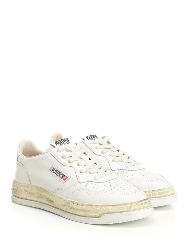 Autry White Low Top Sneakers - Image 2