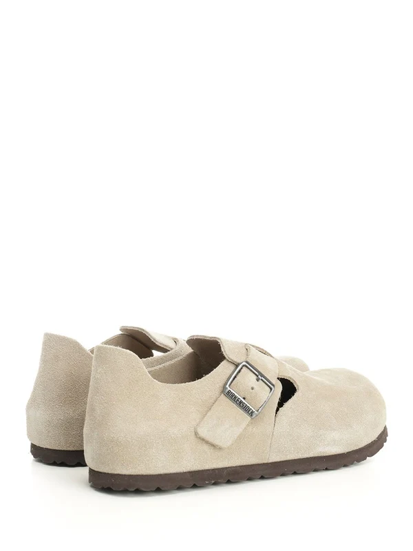 Birkenstock Beige Low Top Sneakers - Image 3