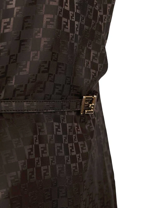 Fendi Brown Midi Dress - Image 5
