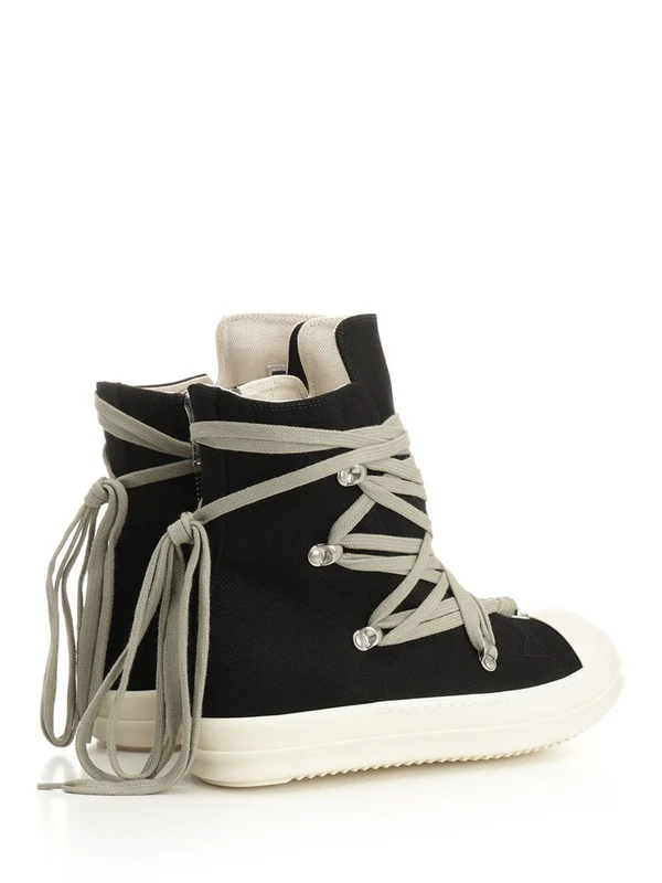 Rick Owens Drkshdw Black High Top Sneakers - Image 3