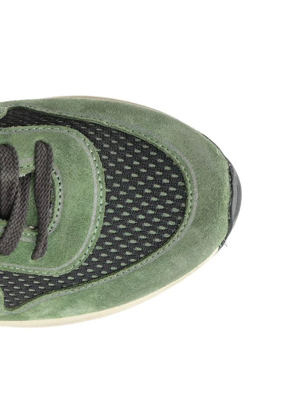 Golden Goose Green Low Top Sneakers - Image 4