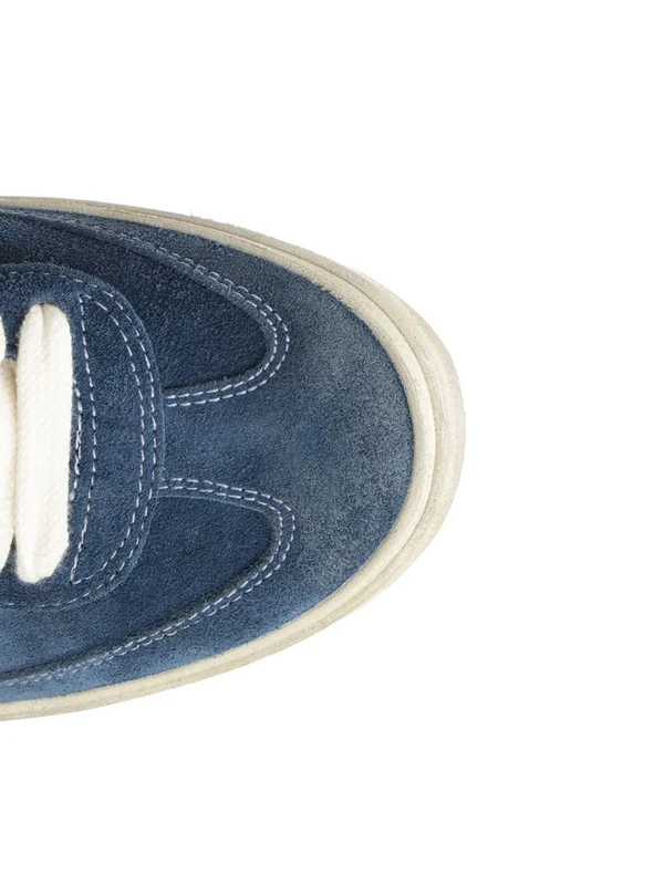 Golden Goose Blue Low Top Sneakers - Image 4