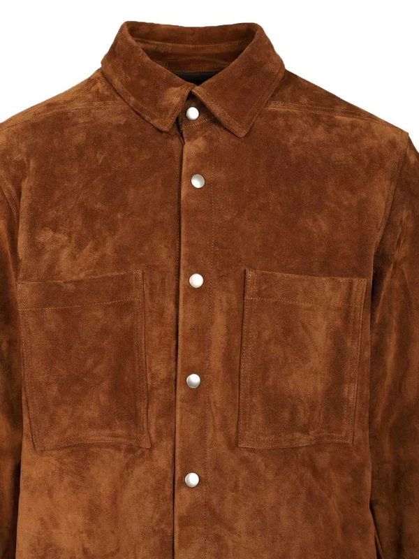 Rick Owens Brown Shirts - Image 4