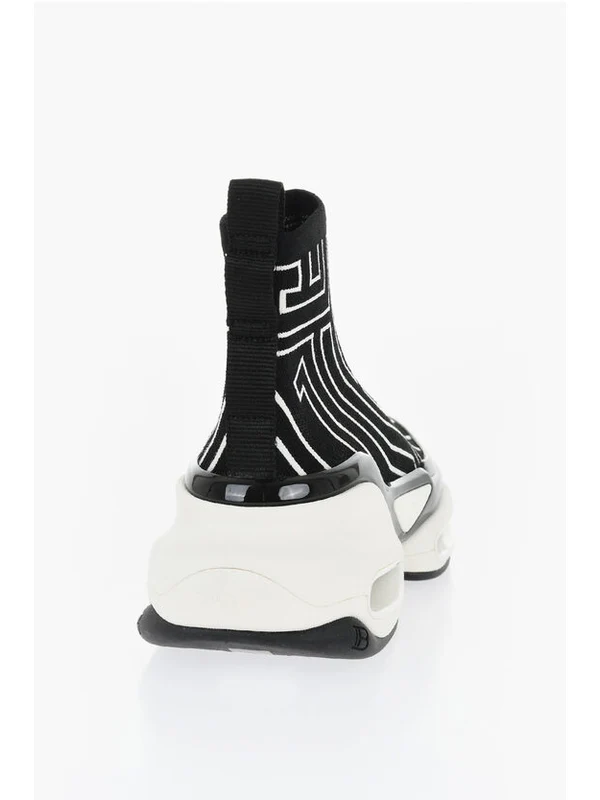 Balmain Black High Top Sneakers - Image 2