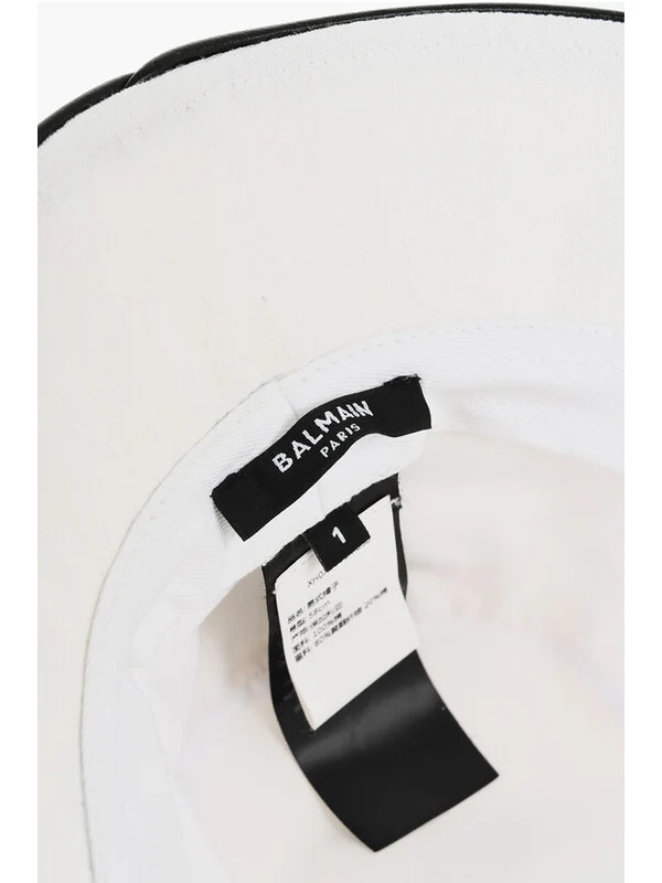 Balmain White Bucket Hats - Image 4