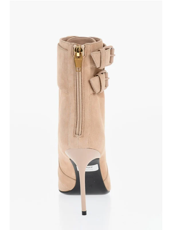 Balmain Pink Lace-Up Boots - Image 3